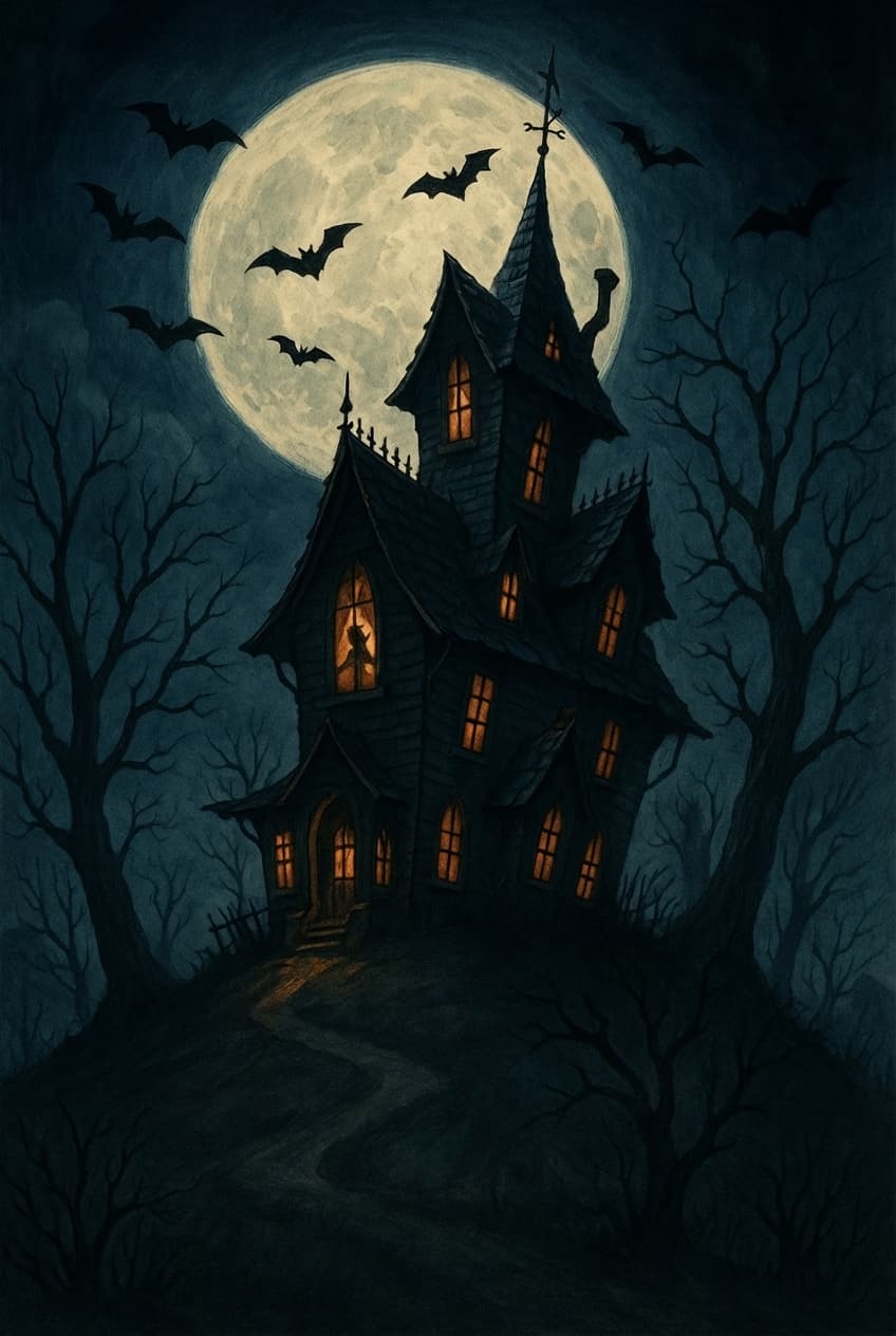 Halloween House — a seven-chapter mystery novel, built by 4th and 5th graders