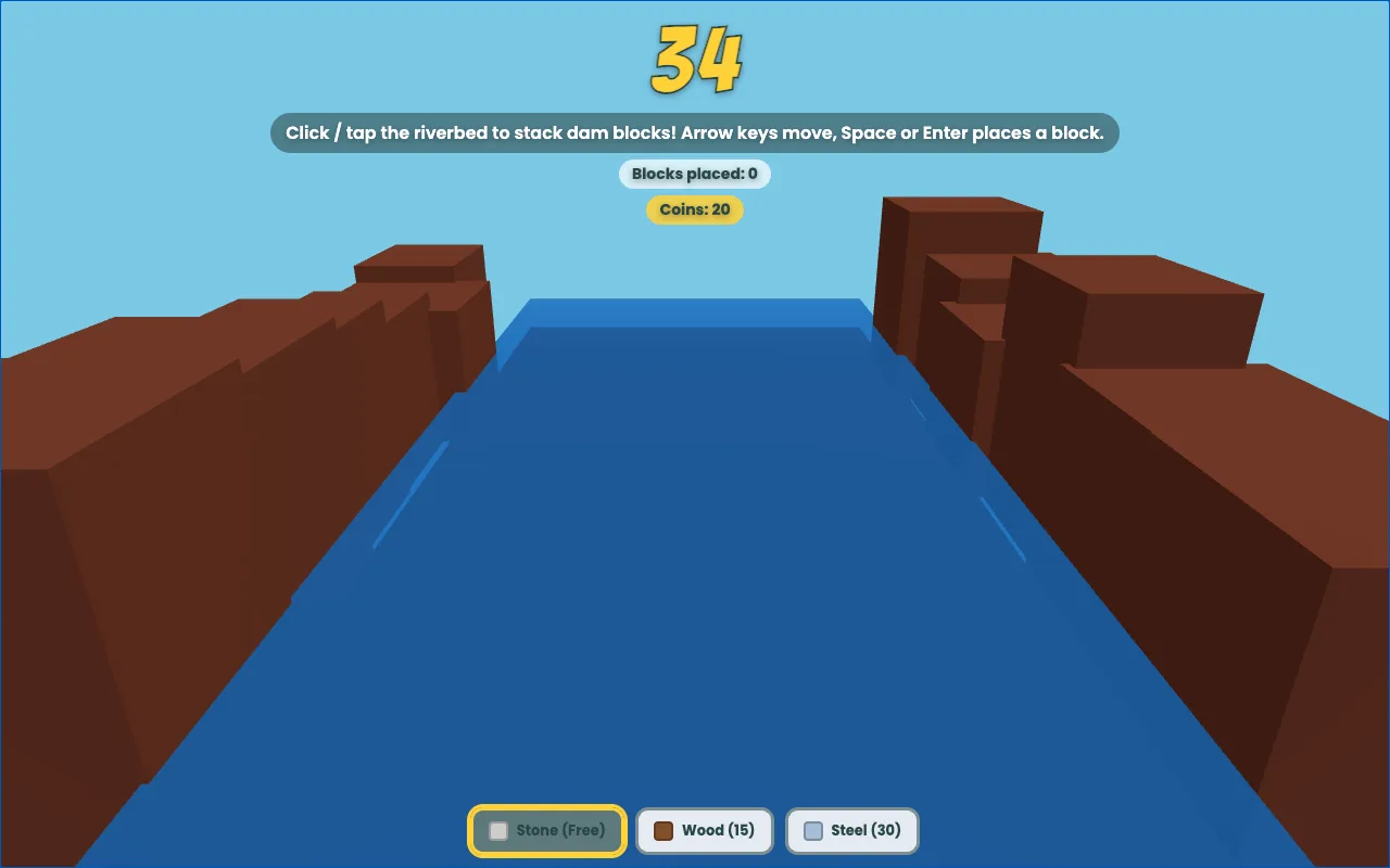 3D Dam Builder