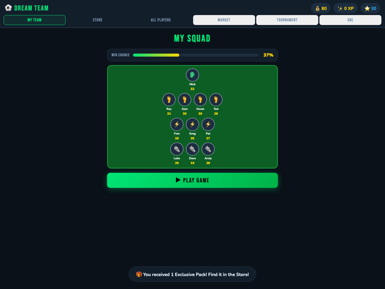 Make Your Dream Team preview